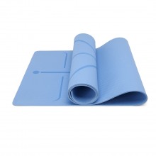 Kono TPE rutschfeste klassische Yogamatte - Blau